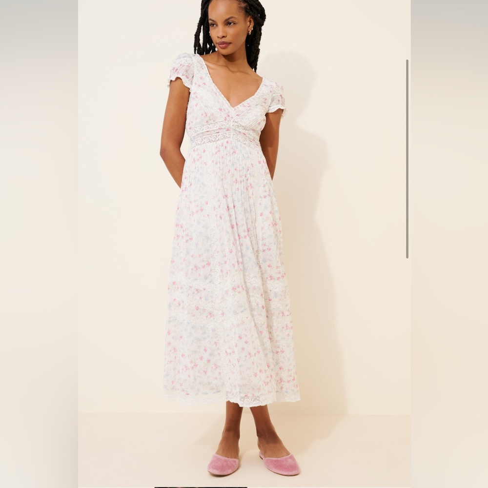 LoveShackFancy Suvi Midi Dress